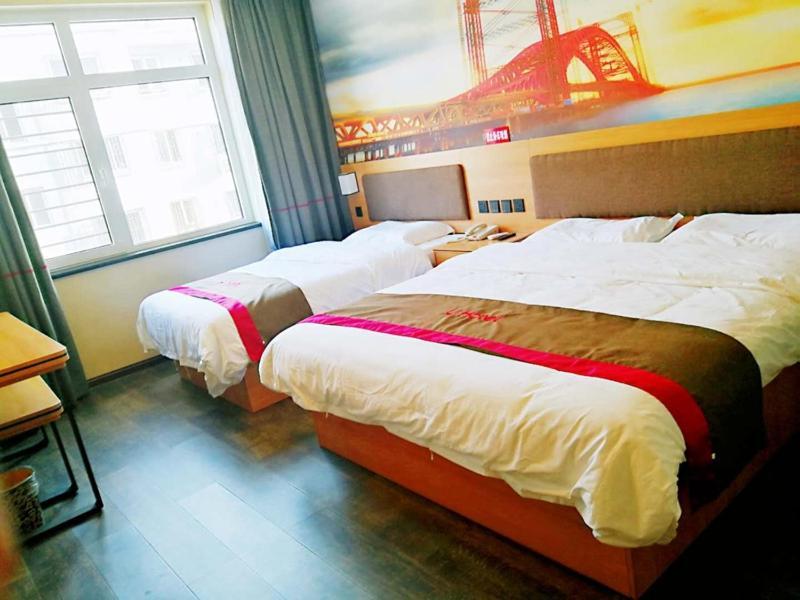 Thank Inn Chain Hotel Hebei Qinhuangdao Changli County Dongshan Garden Exteriör bild